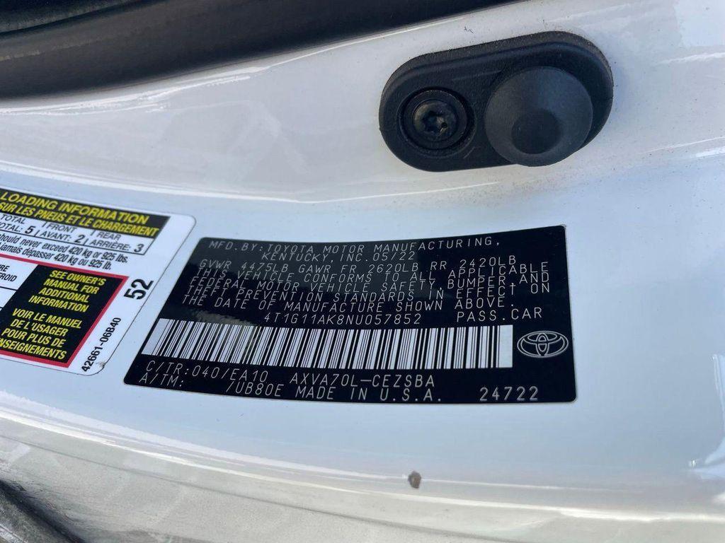 used 2022 Toyota Camry car, priced at $19,706