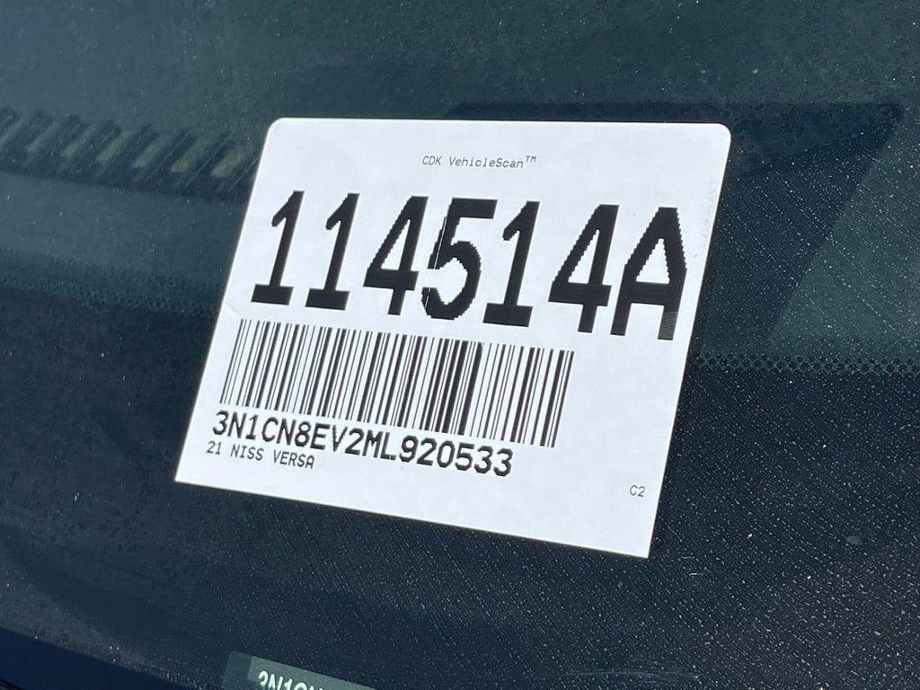 used 2021 Nissan Versa car, priced at $9,000