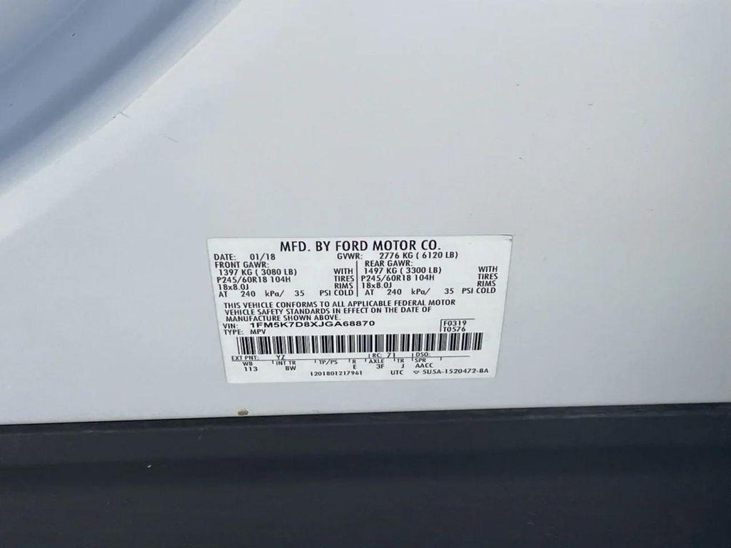 used 2018 Ford Explorer car, priced at $19,677