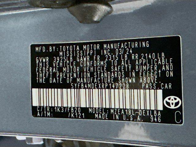 used 2024 Toyota Corolla car, priced at $17,987