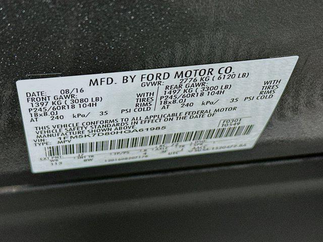 used 2017 Ford Explorer car, priced at $13,487