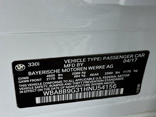 used 2017 BMW 330 car, priced at $9,996
