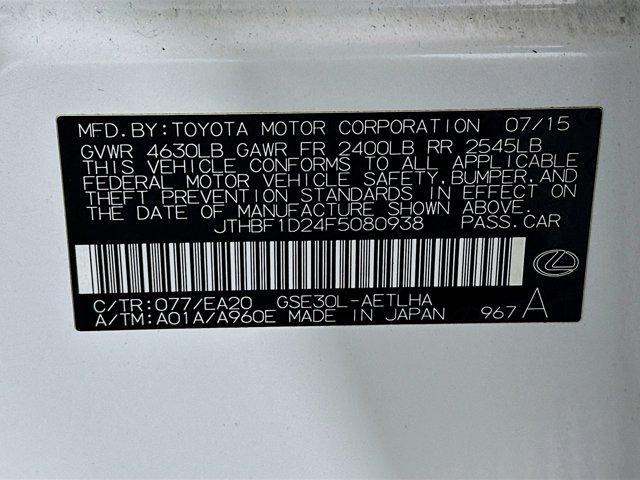 used 2015 Lexus IS 250 car, priced at $15,996