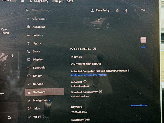 used 2023 Tesla Model 3 car, priced at $23,996