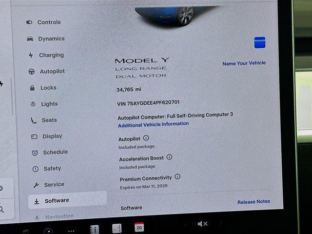 used 2023 Tesla Model Y car, priced at $29,996