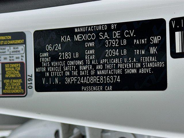 used 2024 Kia Forte car, priced at $18,072