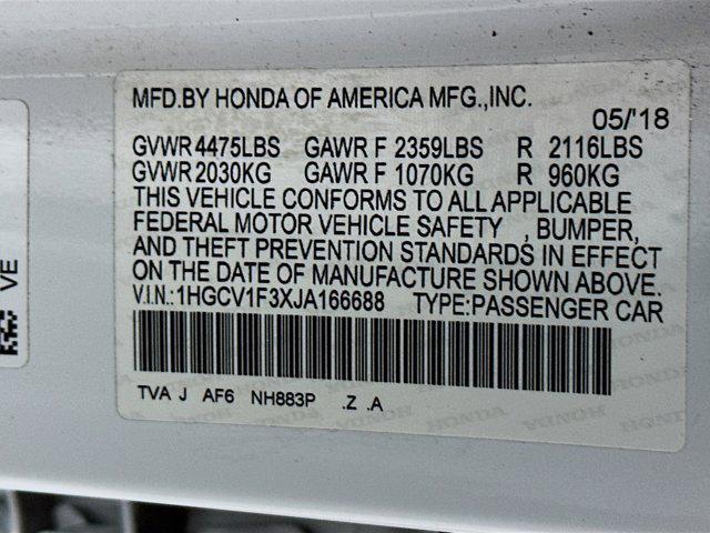 used 2018 Honda Accord car, priced at $17,081