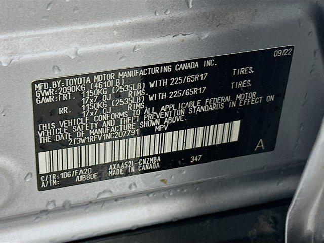 used 2022 Toyota RAV4 car, priced at $27,487