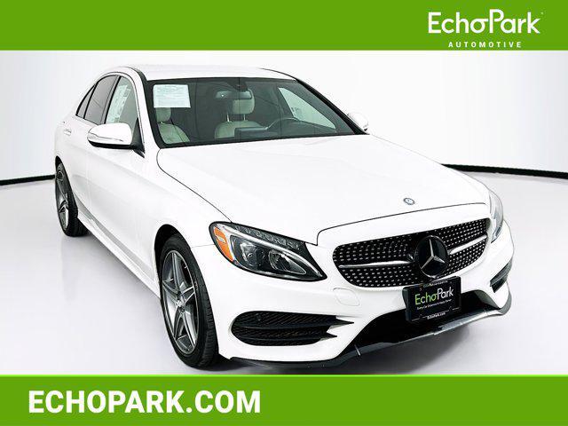 used 2015 Mercedes-Benz C-Class car, priced at $15,996