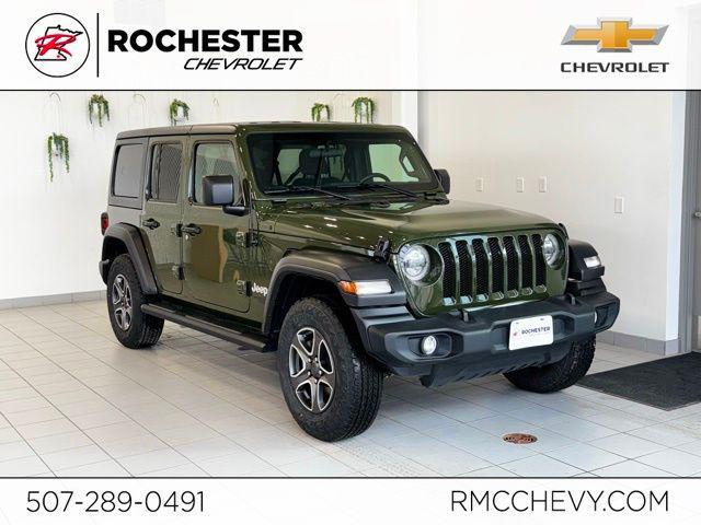 used 2021 Jeep Wrangler Unlimited car, priced at $22,998