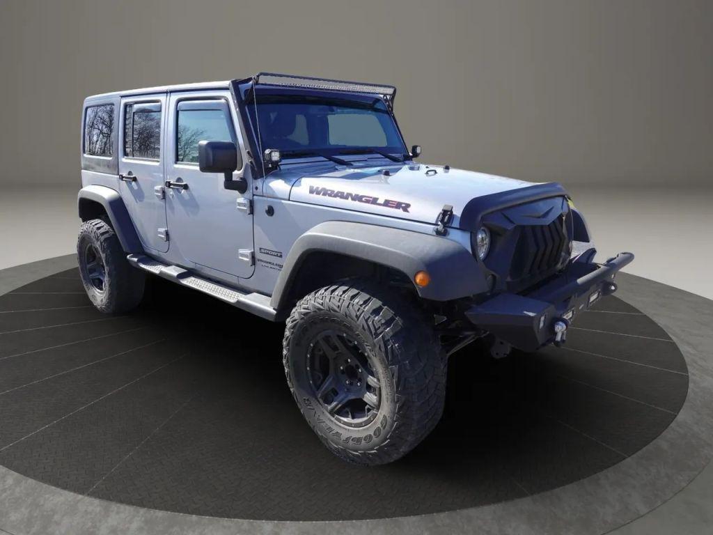 used 2018 Jeep Wrangler JK Unlimited car, priced at $18,950