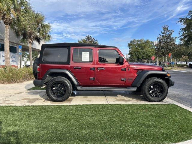 used 2021 Jeep Wrangler Unlimited car, priced at $26,947