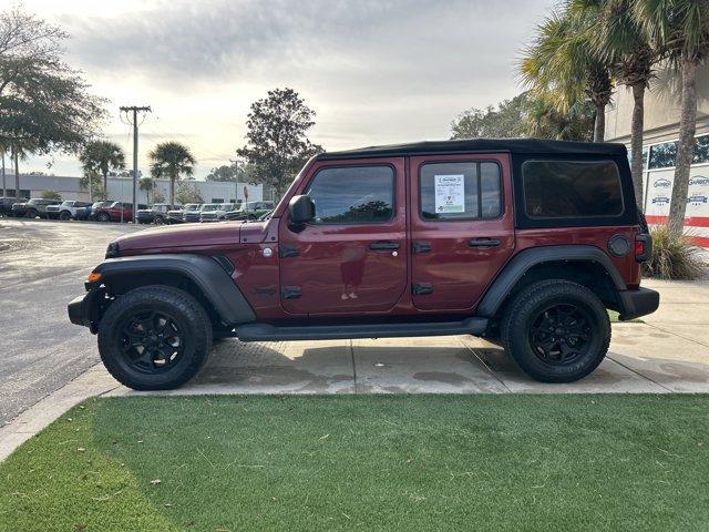 used 2021 Jeep Wrangler Unlimited car, priced at $26,947