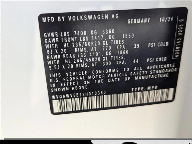 new 2025 Volkswagen ID. Buzz car, priced at $52,816