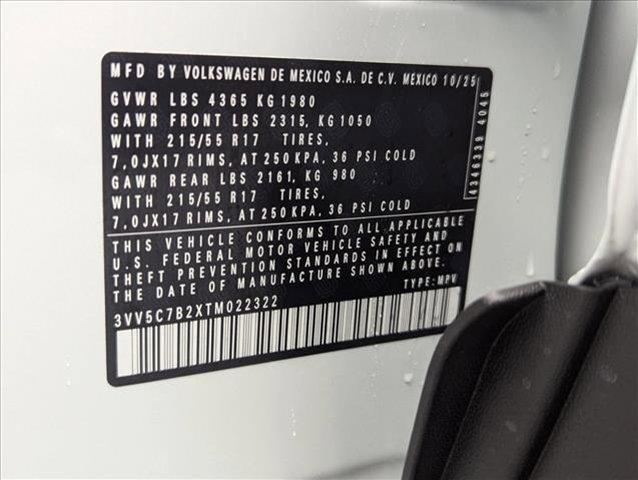 new 2026 Volkswagen Taos car, priced at $28,076