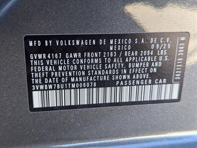 new 2026 Volkswagen Jetta car, priced at $26,147