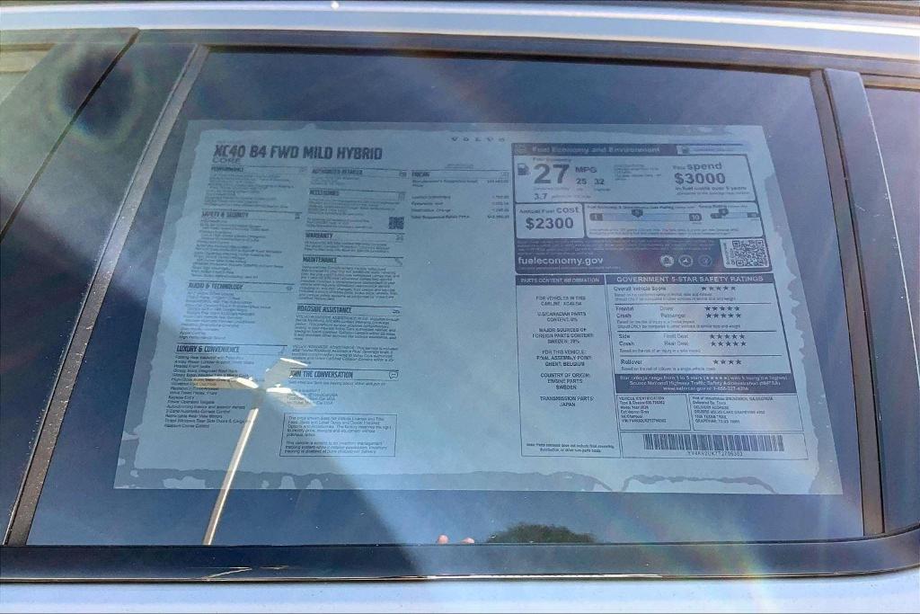 new 2026 Volvo XC40 car, priced at $43,295