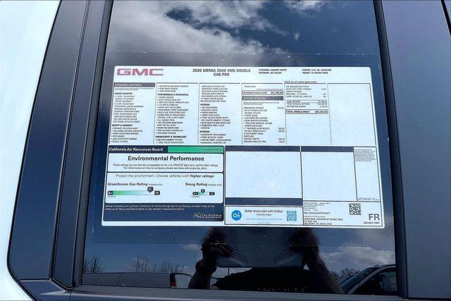 new 2026 GMC Sierra 2500 car, priced at $54,825