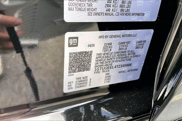 new 2026 GMC Sierra 1500 car, priced at $72,869