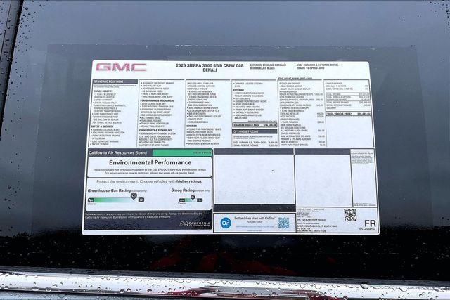 new 2026 GMC Sierra 3500 car, priced at $94,969