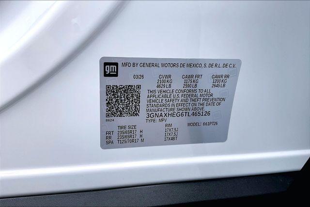 new 2026 Chevrolet Equinox car, priced at $30,094
