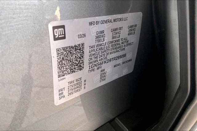 new 2026 Chevrolet Suburban car, priced at $86,010