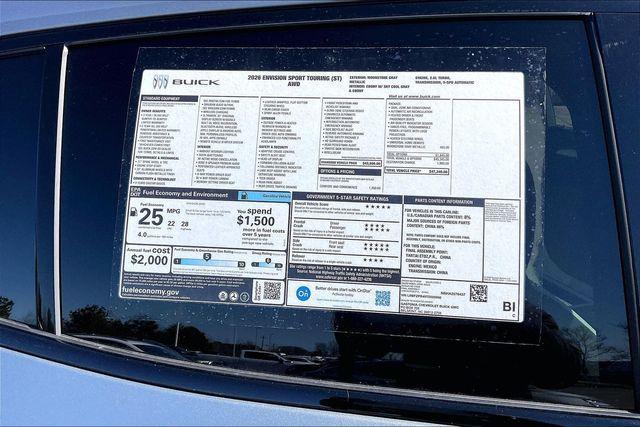 new 2026 Buick Envision car, priced at $46,340