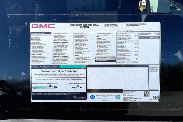 new 2026 GMC Sierra 2500 car, priced at $98,174