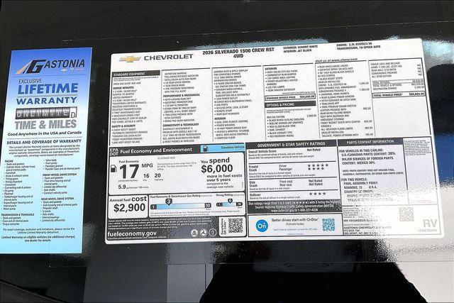 new 2026 Chevrolet Silverado 1500 car, priced at $57,575