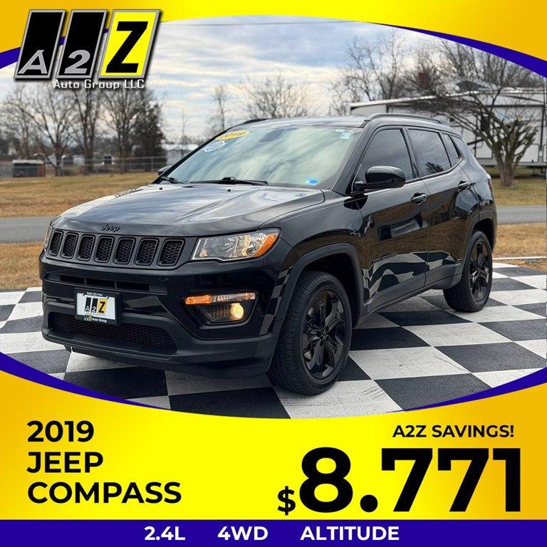 used 2019 Jeep Compass car, priced at $16,105
