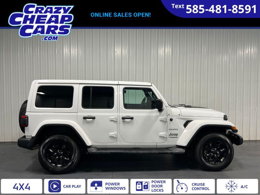 used 2021 Jeep Wrangler Unlimited car, priced at $28,396