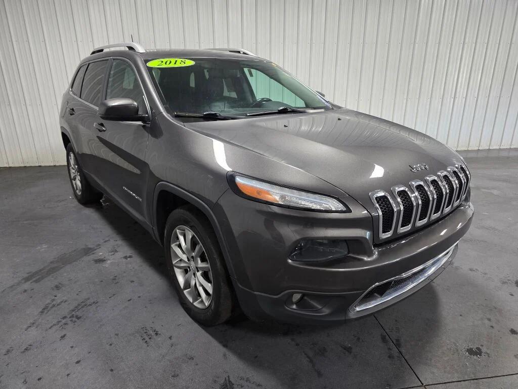 used 2018 Jeep Cherokee car, priced at $13,988