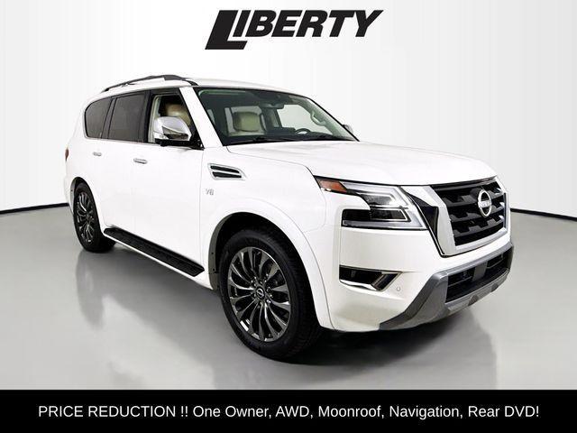 2021 Aspen White Nissan Armada