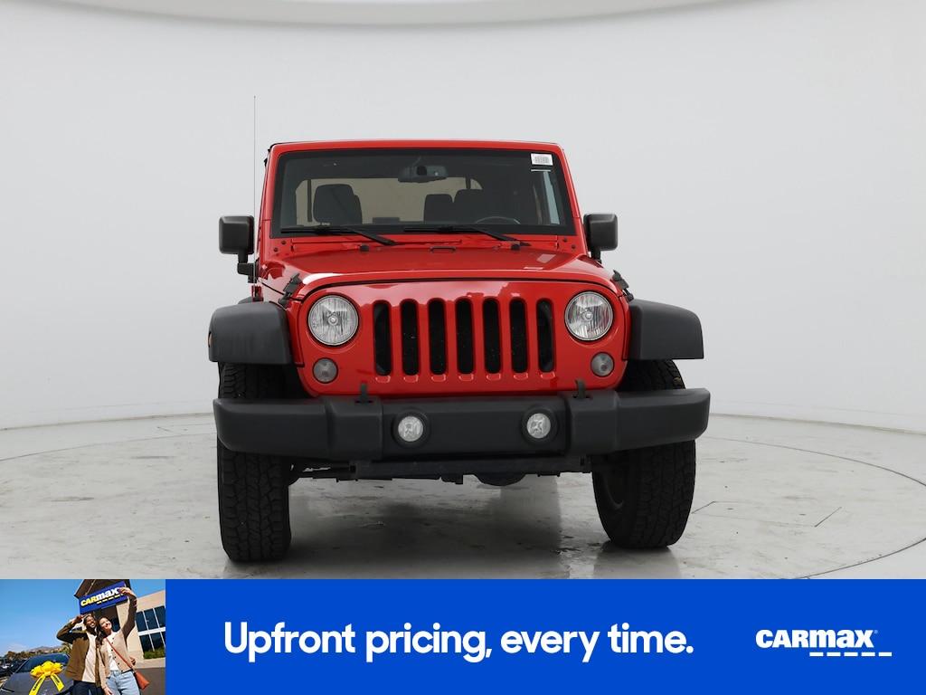 used 2016 Jeep Wrangler car, priced at $17,998