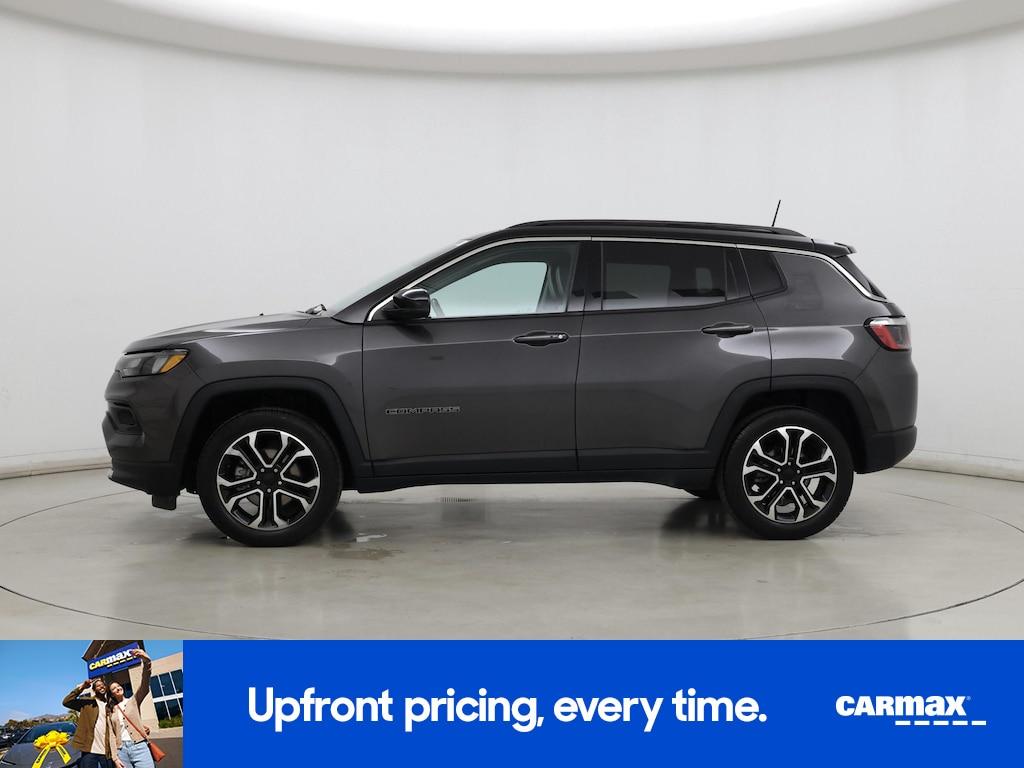 used 2022 Jeep Compass car, priced at $21,998