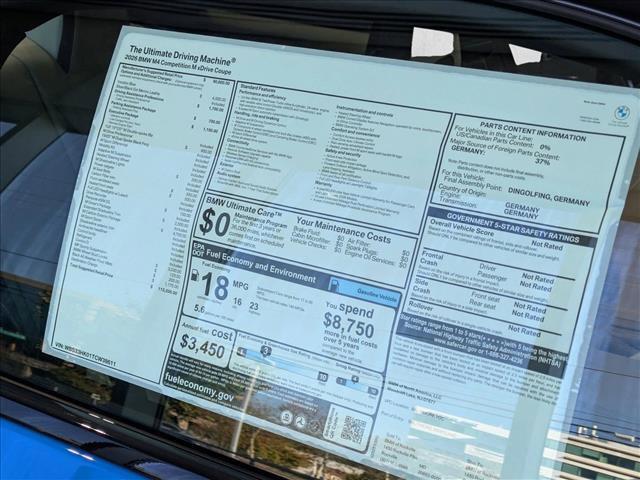 new 2026 BMW M4 car, priced at $113,335