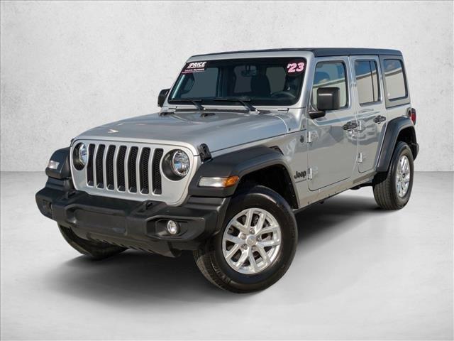 used 2023 Jeep Wrangler car, priced at $25,493