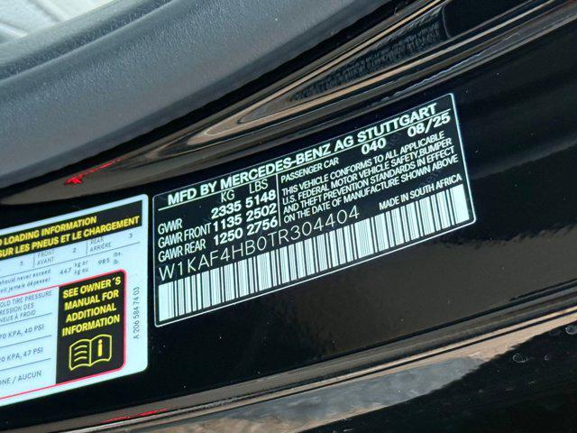 new 2026 Mercedes-Benz C-Class car, priced at $59,450