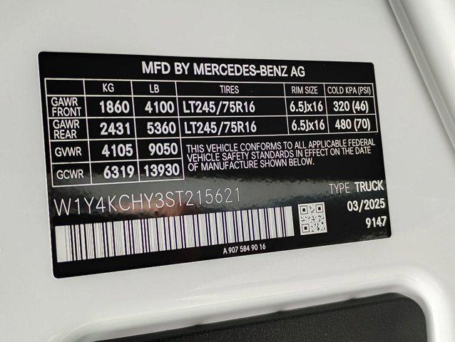 new 2025 Mercedes-Benz Sprinter 2500 car, priced at $61,644