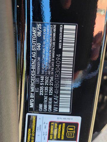 new 2026 Mercedes-Benz C-Class car, priced at $59,600