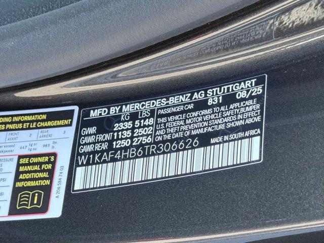 new 2026 Mercedes-Benz C-Class car, priced at $60,400