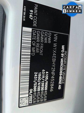 used 2022 Mercedes-Benz Sprinter 2500 car, priced at $85,996