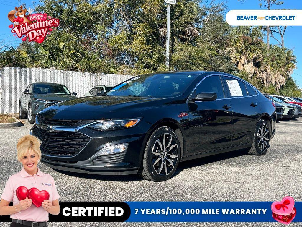 used 2021 Chevrolet Malibu car, priced at $13,997