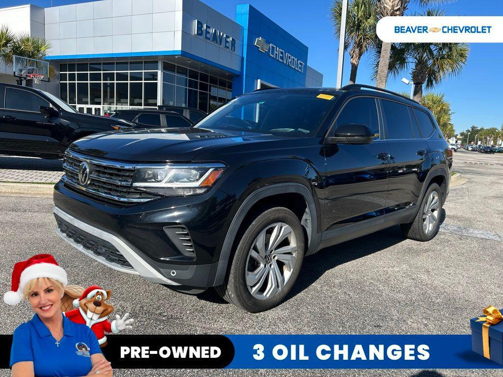 used 2021 Volkswagen Atlas car, priced at $19,399