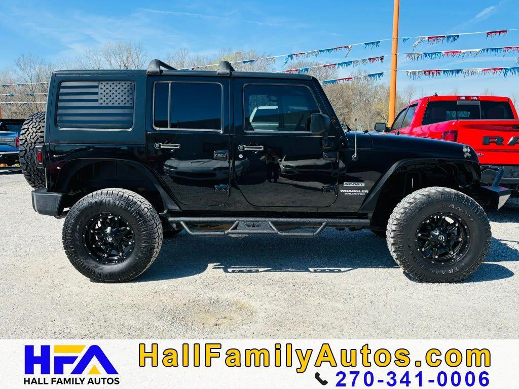 used 2013 Jeep Wrangler Unlimited car, priced at $17,999