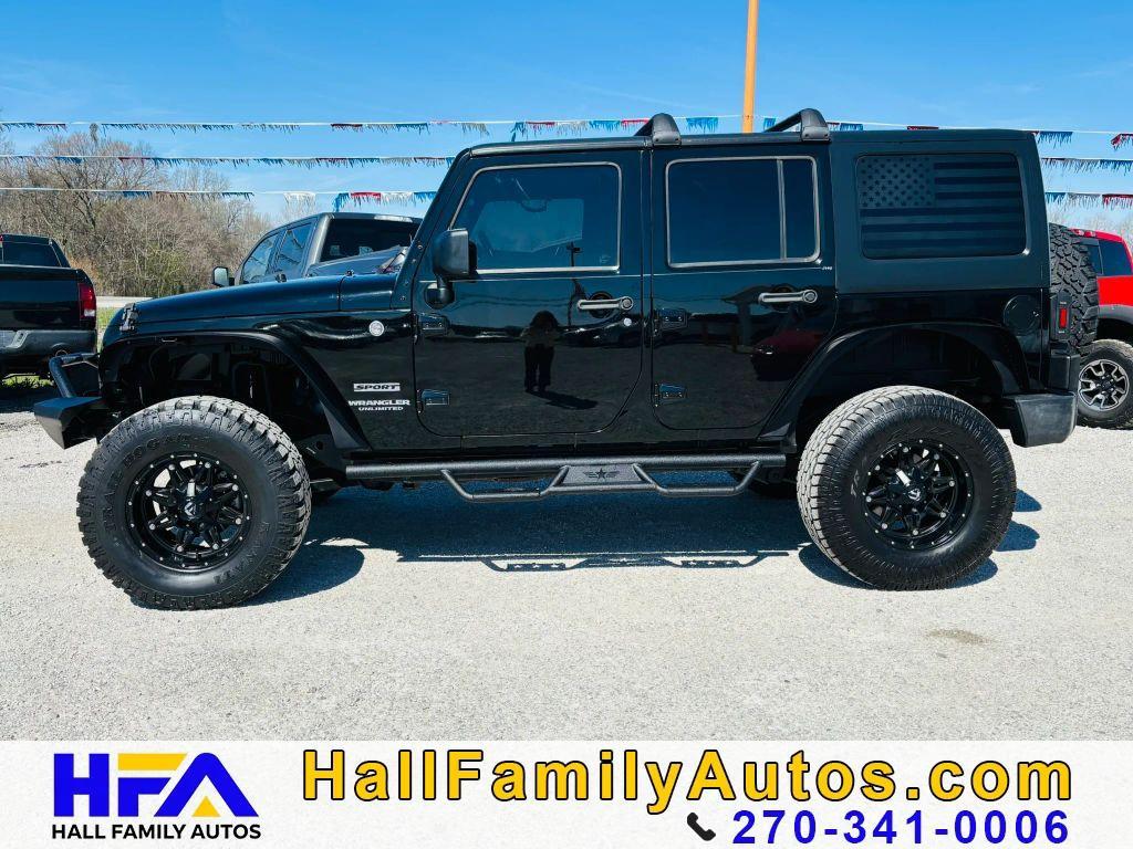 used 2013 Jeep Wrangler Unlimited car, priced at $17,999
