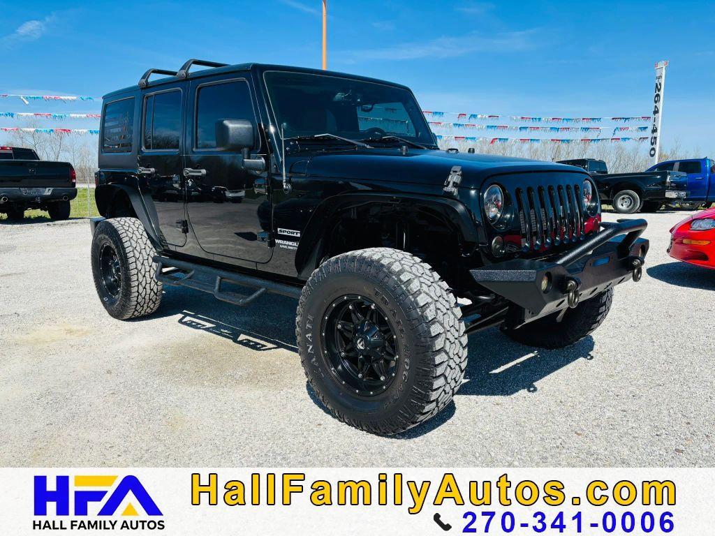 used 2013 Jeep Wrangler Unlimited car, priced at $17,999