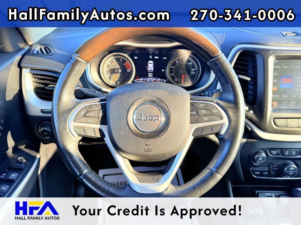 used 2017 Jeep Cherokee car, priced at $14,999
