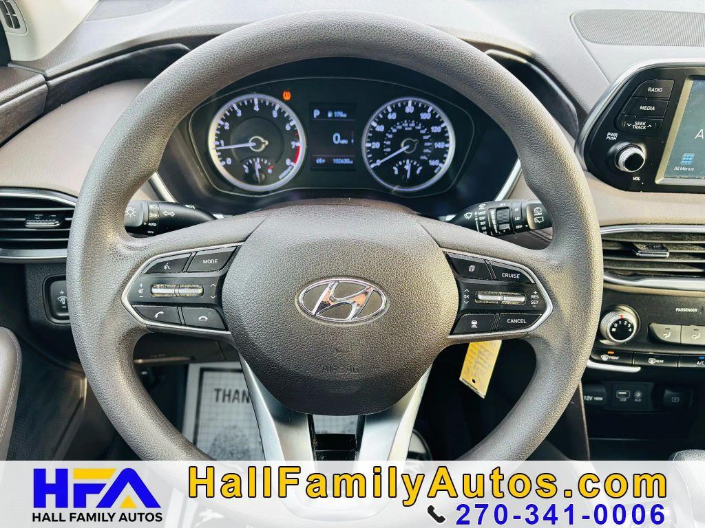 used 2019 Hyundai Santa Fe car, priced at $14,999