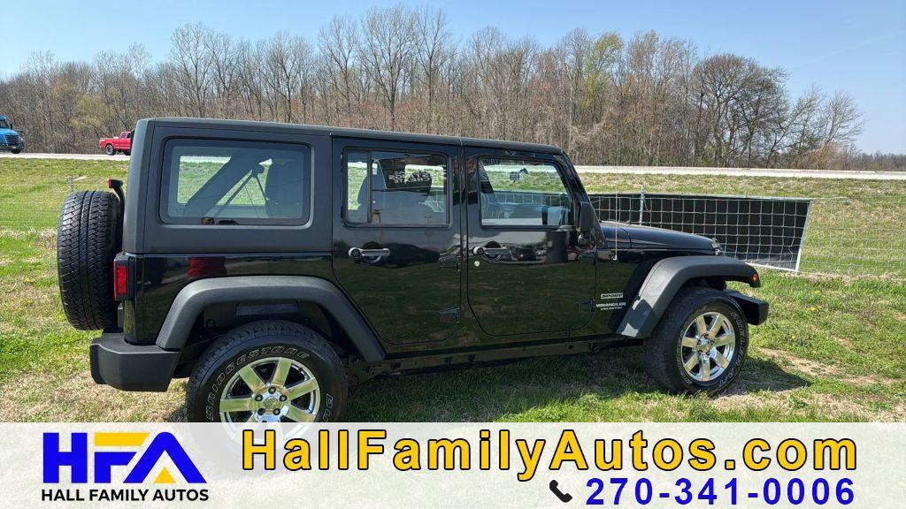 used 2012 Jeep Wrangler Unlimited car, priced at $17,999